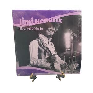 Official Jimi Hendrix 2006 Wall Calendar New Sealed Collectors Item Memorabilia